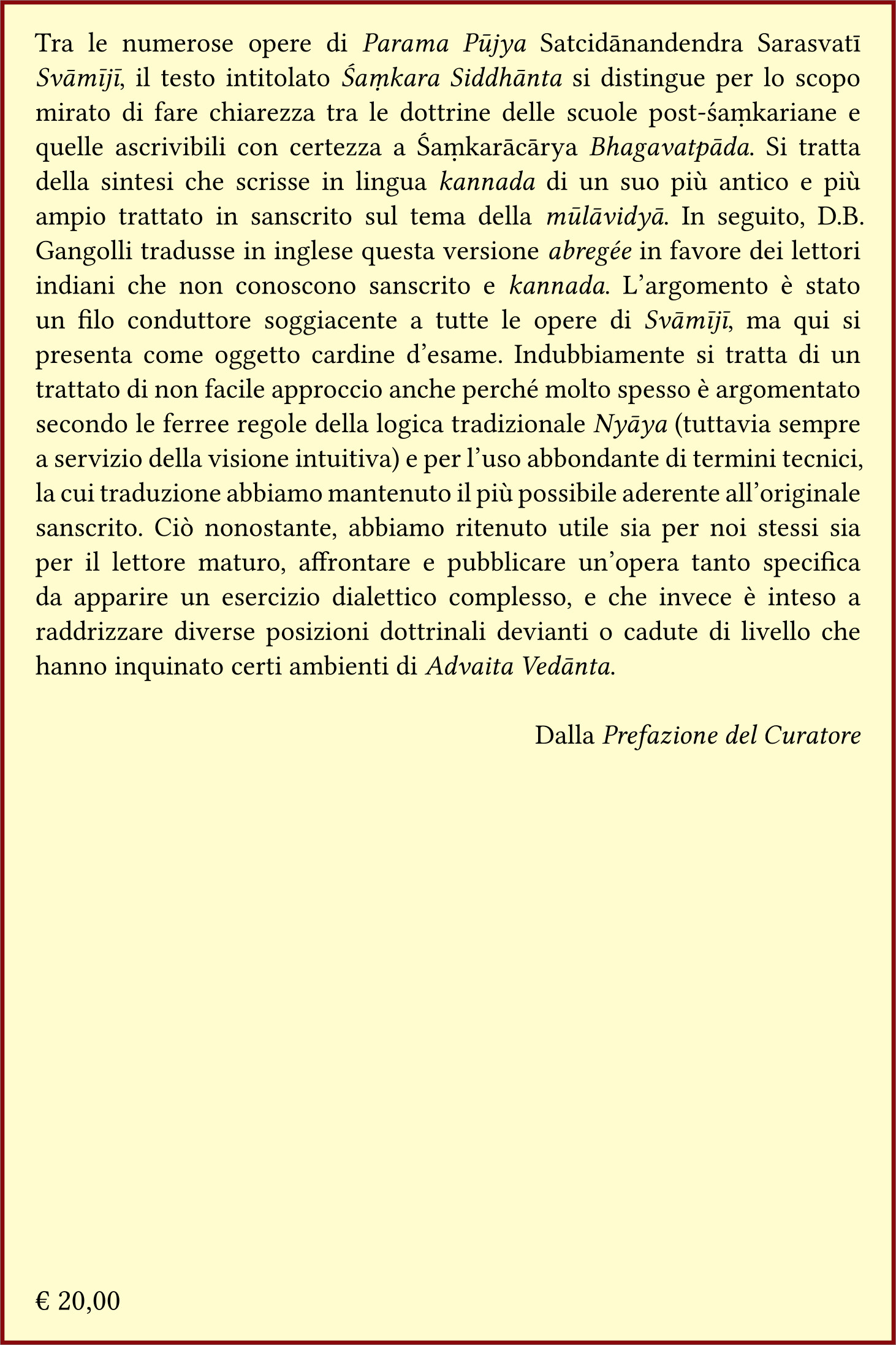 Avidyā Śaṃkara Siddhānta - L'autentica dottrina di Śaṃkara sull'ignoranza - immagine 2
