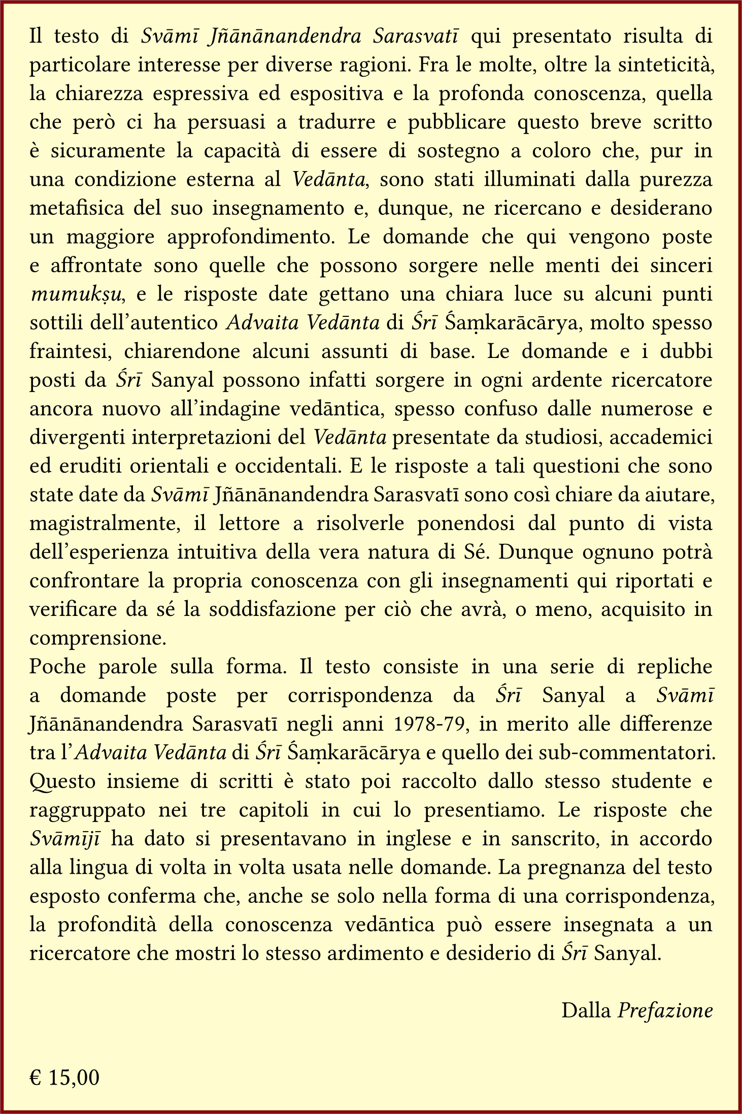 Vedānta Jijñāsa - immagine 2